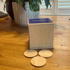 Wooden Coin Bank Set 🪙 LOVEVERY